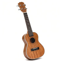 23 Inch Ukulele Bound Edges Beginner Ukulele Compact Size Plucked Instrument for Beginners, Kids