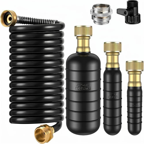 Coiled Hose Connector Adapters Coil Garden Hose Flexible
