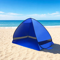 Automatic Dome Beach Tent Foldable Spring-up Beach Shelter Lightweight Sun Shade Tent Compact for Families