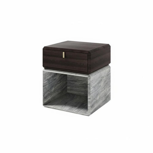 Round Fluted Nightstand Modern design Bedside Cabinet Luxury Aesthetic for Adults