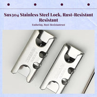 Aluminum Alloy Security Lock, Heavy-Duty Frame Latch