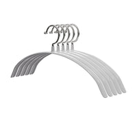 5 Pieces Rounded Profile Curved Hanger Long-Lasting Closet Storage for Wardrobe