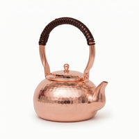 Hammered Copper Kettle Polished Copper Teapot Handcrafted Kettle with Lid for Tea Lovers, Collectors