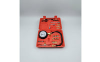 Portable Fuel Pressure Tester Gauge Kit Accurate Fuel Fuel System Pressure Tester Gauge Kit Long-Lasting Tool Heavy Duty for Garage