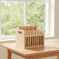 Percussion Set with Storage Box Classroom-Oriented Double-Tone Tube Set Group for Kindergarten, Young Children, Preschool