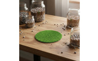 Fake Foliage Disc Realistic Texture Micro Landscape Grass Mat Verdant Verdant Craft Supplies for Crafters