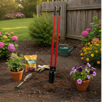 2 Pieces Post Hole Digger Double-Sided Sharp Blades Manual Post Hole Digger Double Shovel Labor Saving Tough for Agriculture