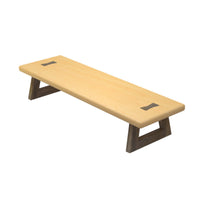Display Stand with Wooden Legs Wood Computer Stand Stylish Furniture for Workspace