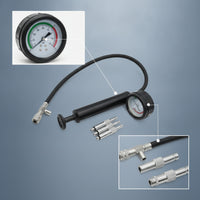 Pressure Test Kit Double-rangeScale Outboard Gearbox Leak Tester Kit Hand-Operated for Boat Mechanics