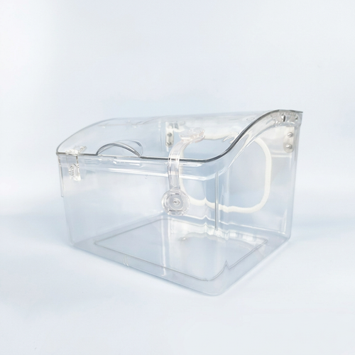 Bird Bath for Cage, Multi-functional Bird Bath Tub, Parrot Bath Tub Bird Water Bowl, Budgie Shower Food Feeder Holder Tray, B