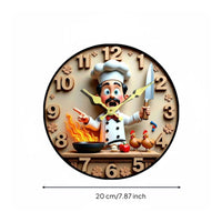 2D Wall Clock Light Luxury Silent Wall Clock Decorative Home Decor
