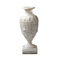 Faux Jade Art Vase in Wabi-Sabi Style