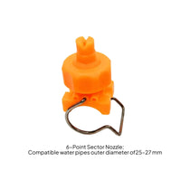 Snap-on Spray Nozzle Quick Connect Spray Nozzle for Surface Treatment, Parts Washing, Dust Suppression