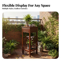 Tiered Bonsai Rack sturdy Multi-Tier Pot Holder Stable framework for Homeowners