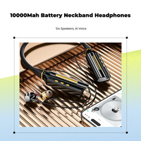 HiFi bass neckband headphones