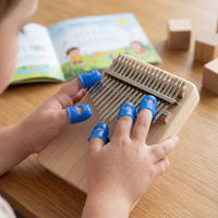 Kalimba Thumb Piano Silicone Finger Protectors for Pain Prevention and Anti-Slip Grip