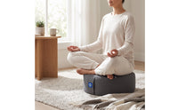 Long-Lasting Buckwheat Meditation Cushion Zippered Round Meditation Cushion Portable Zafu Adjustable for Meditators