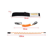 surf boards Leash with Coiled Cord Coiled surf boards Leash Comfortable for Surfers, Surfing
