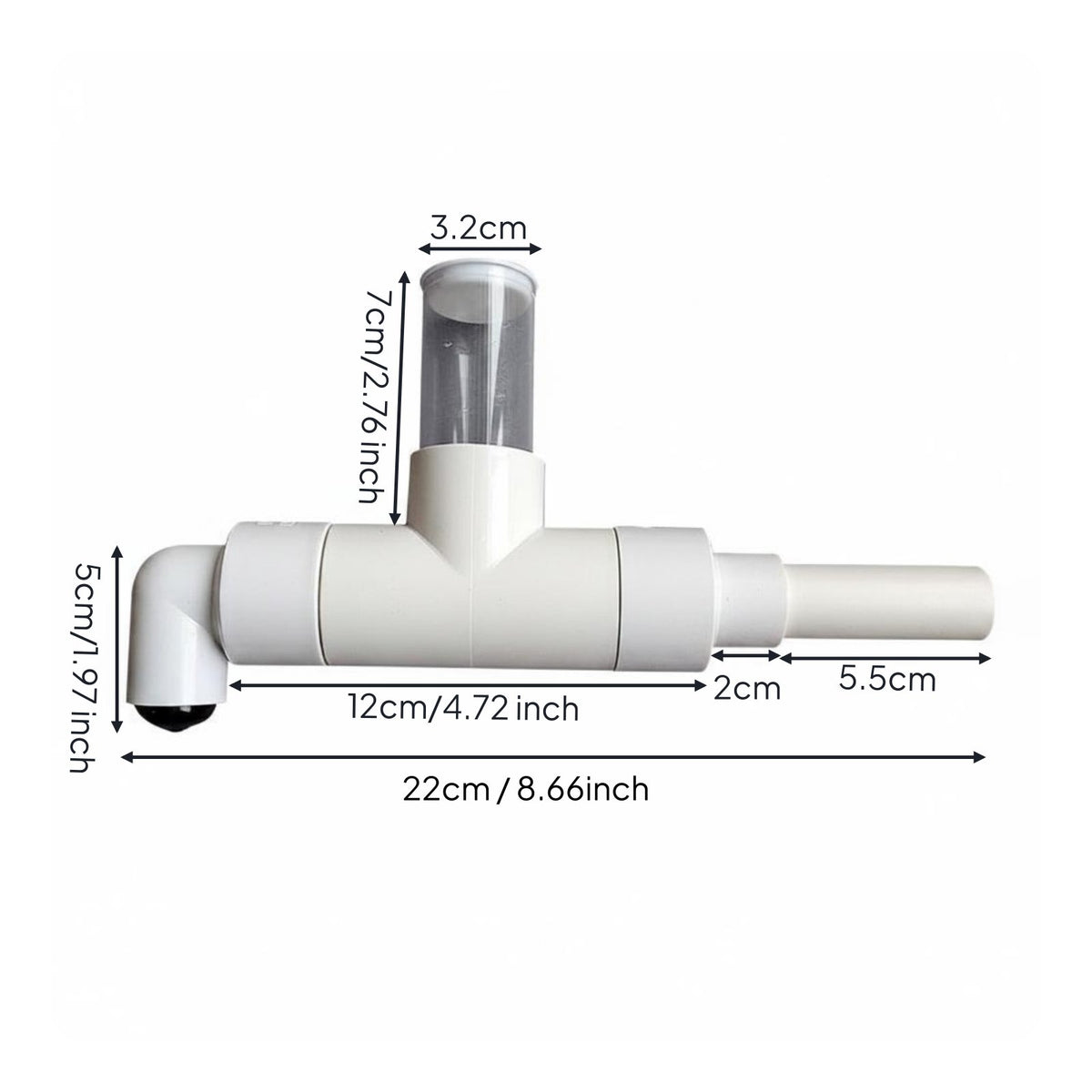 Balloon Filler Tool Sturdy Plastic Clear Balloon Filler Easy to Use