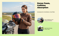 ABS full-face helmet, windproof