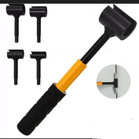Multi-Head Door Hinge Adjustment Tool with Standard Gauge, Heavy Duty