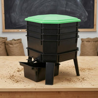 Worm Composting Bin Collection Tray Multi-Layer Compost Bin Drain Outlet