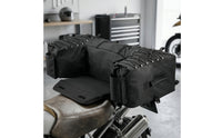 U-Shaped ATV Rear Cargo Bag with Bottle Pockets Stable ATV Tail Bag Portable Long-Lasting for Camping