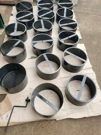 Rotary scr旋转土壤筛子堆肥网筛过滤器花园盆栽金属沙尘筛