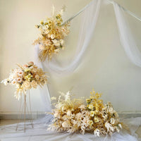 Aisle Floral Flower Authentic Artificial Floor Flower Realistic Wedding Arch Floral Swag for Event Planners, Photographers, Photo Photography, Banquet