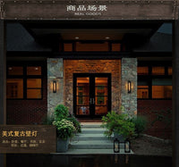 复古工业风壁灯loft美式乡村酒吧咖啡店阳台楼梯长笛过道灯单多头