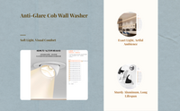 COB LED Ceiling Spotlight, Adjustable