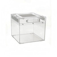 Transparent Acrylic Reptile Enclosure Ventilated Reptile Enclosure Front Opening Acrylic Terrarium Thickened