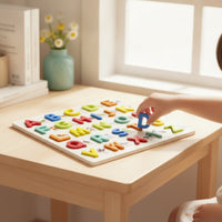 Educational Wooden Shape Board Puzzle 3D Puzzle Board Developmental Shape Sorter Sensory for Preschoolers
