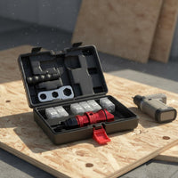 Electric Rivet Nut Adapter Kit Various Sizes M3-10mm Cordless Drill Rivet Nut Adapter Ergonomic Handle for Garage