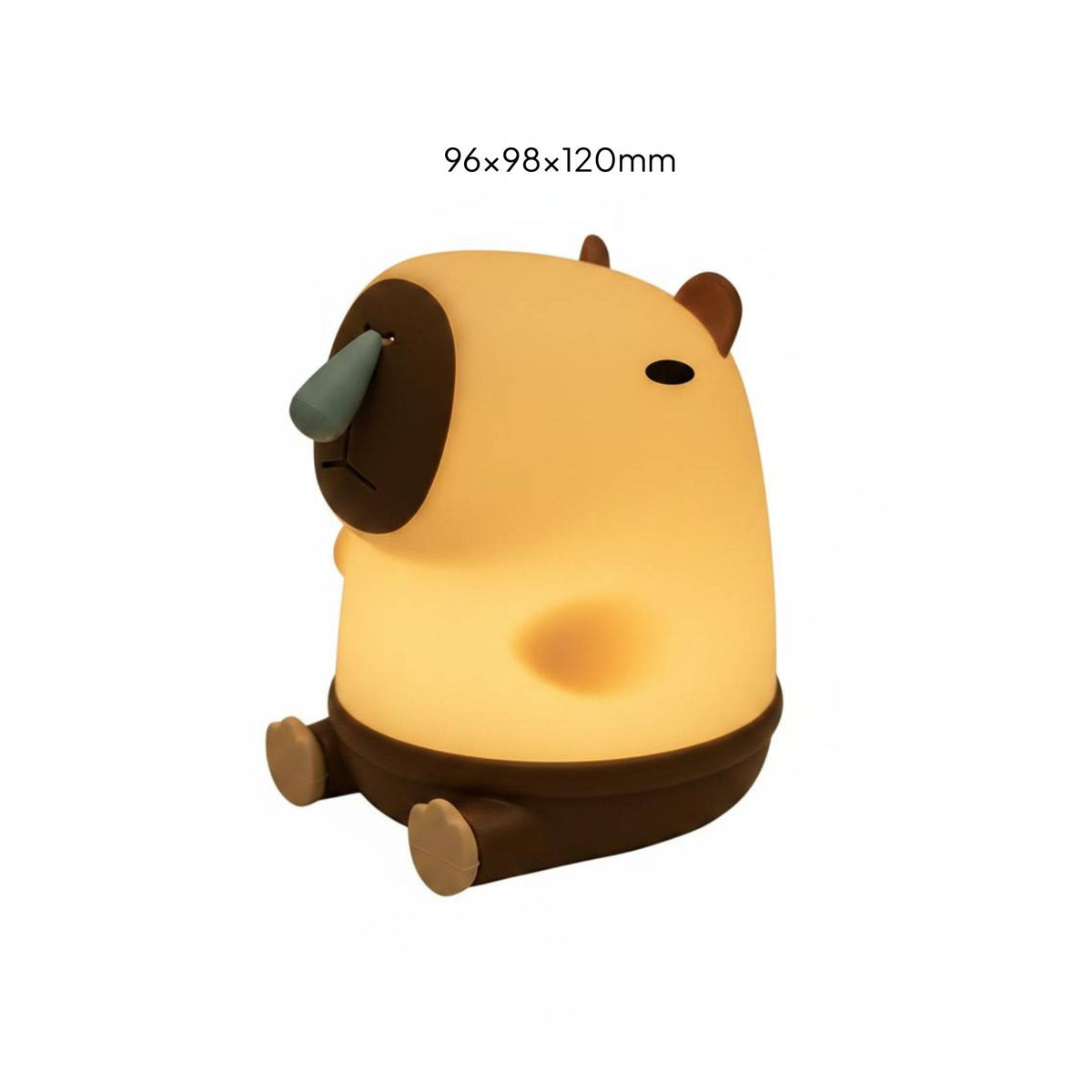 Capybara Night Light USB-C Rechargeable Cute Creature Table Lamp for Bedroom