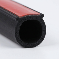 Universal Truck Hood Seal Strip, Car Door Rubber Sealing Strip, Automotive Weath #variant:Large D-shape with waterproof groove, 12x14mm