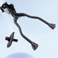 Spring-Loaded Double Leg Bike Kickstand Sturdy Double Leg Two-Wheeler Kickstand Easy Installation Reinforced for Commuters