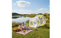 360° Panoramic View Inflatable Bubble Tent Easy Setup Transparent Garden Dome Spacious Interior Clear Inflatable Igloo Protection for Children, Glamping, Camping, Parties, Commercial Display