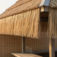 Plastic Thatch Tile Fireproof Synthetic Straw Roofing Long-Lasting for Patio