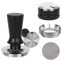 304 Stainless Steel Coffee Tamper and Distributor Set with Filter