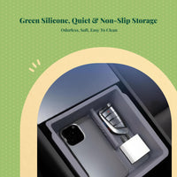 Non-slip silicone SUV console tray