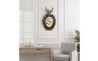 Deer Head Plaque with Frame Farmhouse Deer Head Wall Decor Retro for Bedroom