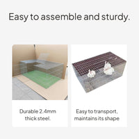 Galvanized Wire Pet Enclosure for Small Animals