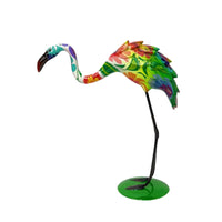Flamingos Sculpture with Flat Base Standing Flamingos Sculpture Compact Decor for Shelf