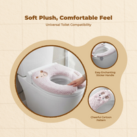 Plush Toilet Seat Cover, Thickened, Home Use