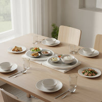 Long Table Turntable Smooth-Glide Rotating Serving Tray Rectangular for Hot Pot