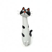 Cat Figurine Cute Cat Decoration Decorative for Office