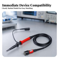 100:1 Attenuation High-Voltage Test Lead 2 kV Rated Oscilloscope Test Lead 2000V Rating Electronic Test Gear BNC Connector