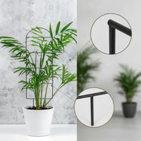 Iron Plant Trellis Outdoor Climbing Plant Trellis Grid-Style for Balcony