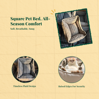 Washable non-slip pet bed